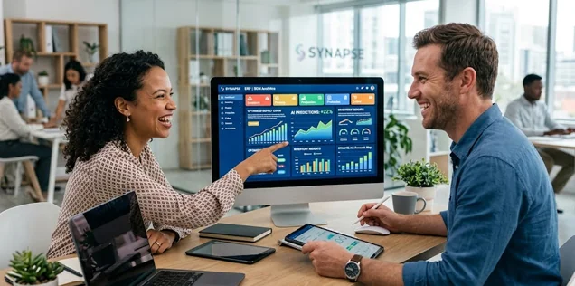 ATLAS ERP dashboard for AI-driven garment manufacturing and production planning
