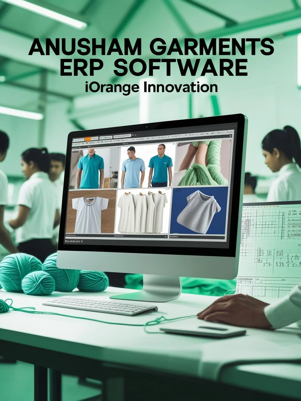Anusham Apparels ERP project screen for garments workflow management