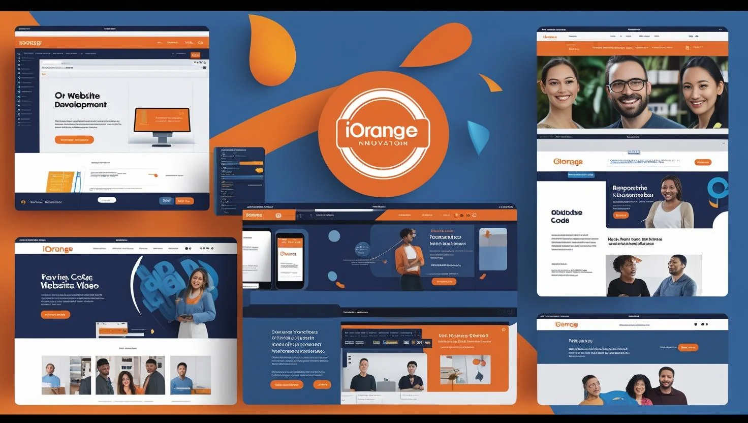 Responsive website development preview created by iOrange Innovation