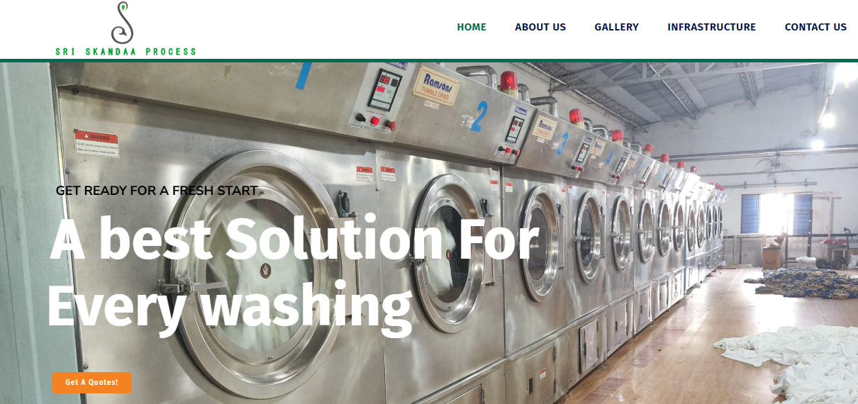 Skandha Textiles website and branding preview