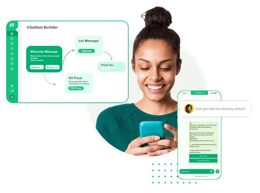 WhatsApp campaign dashboard for bulk business messaging