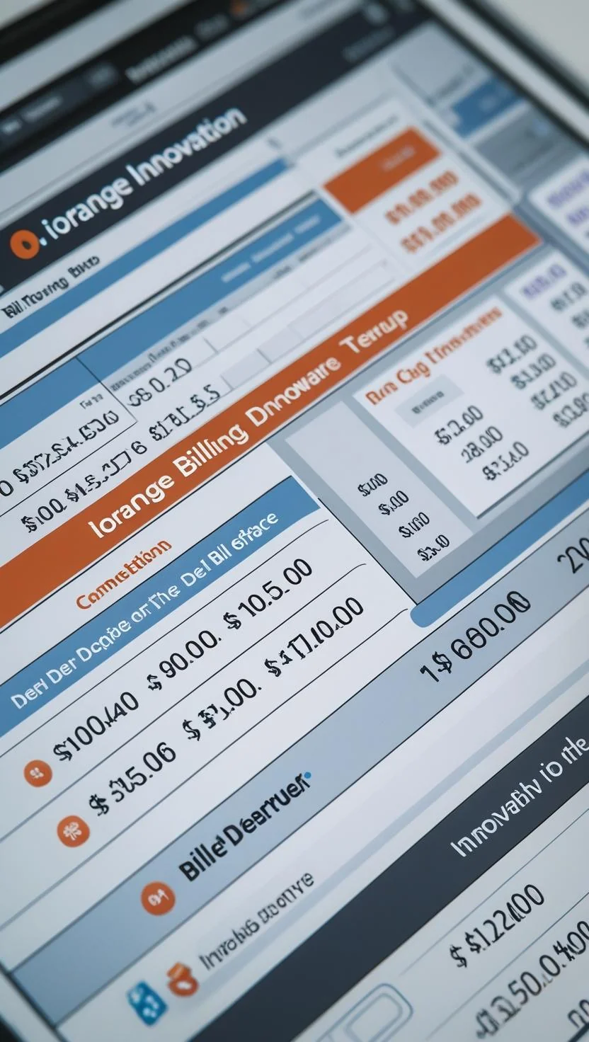 Billing software dashboard for product sales and invoicing