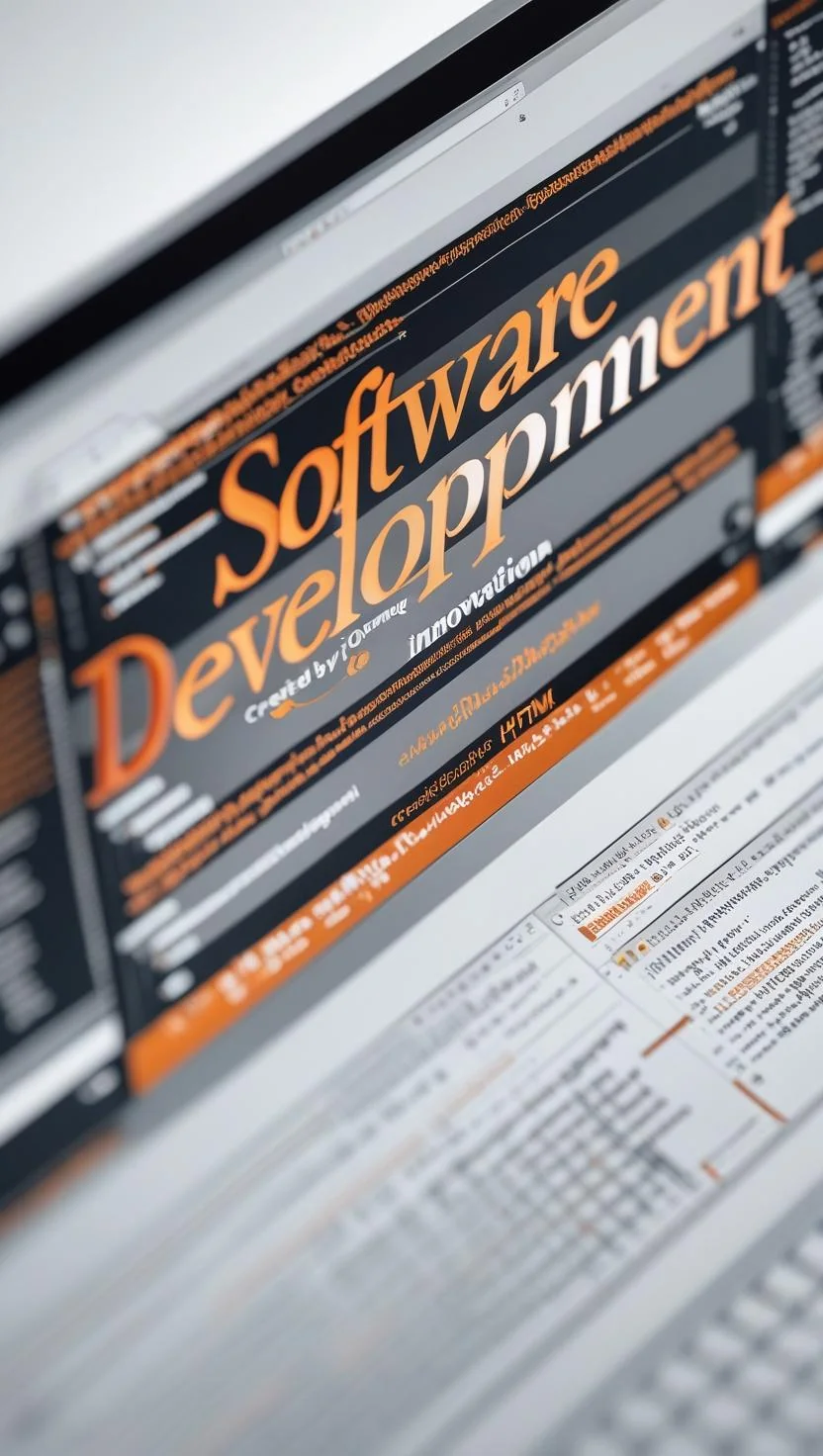 Custom software development interface for business automation