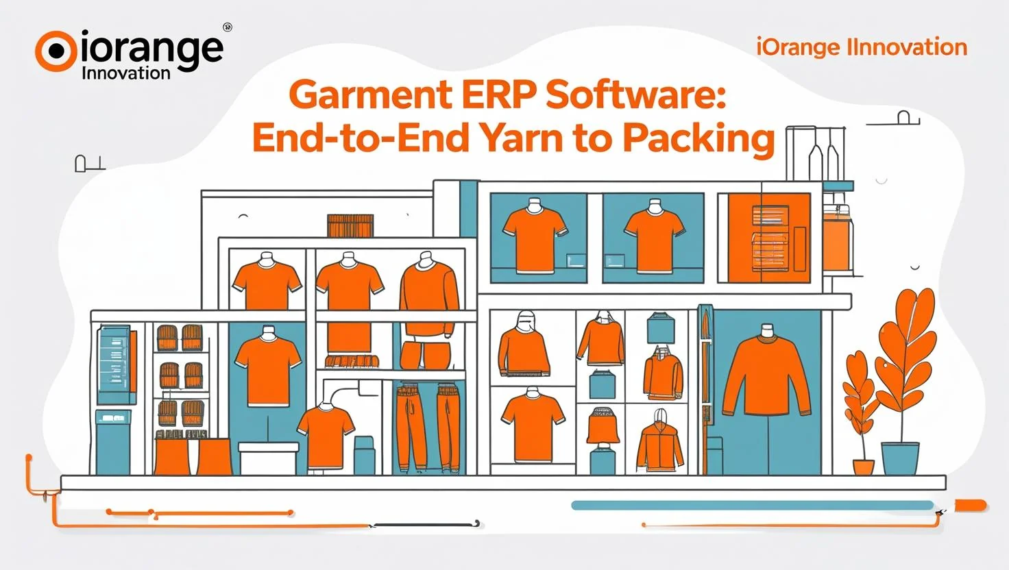Garments ERP dashboard for production and inventory control