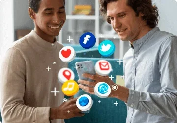 Search engine optimization dashboard with website traffic insights