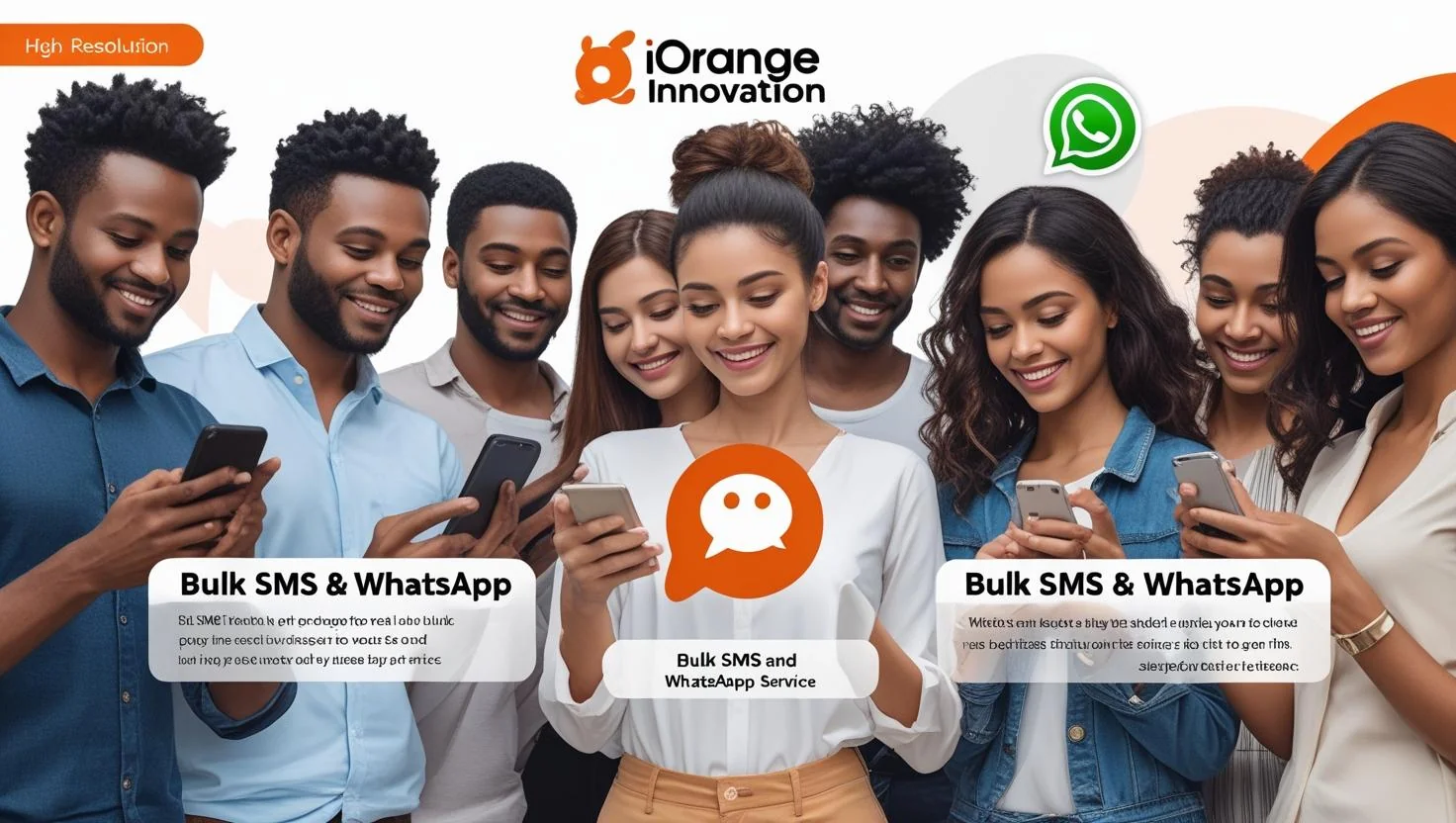 Business SMS campaign interface for customer communication